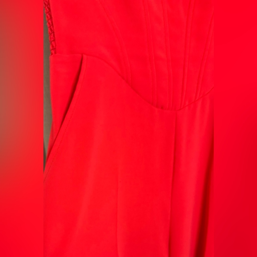 Amanda Uprichard x REVOLVE Strapless Pittito Jumpsuit, Size Medium - Picture 9 of 10